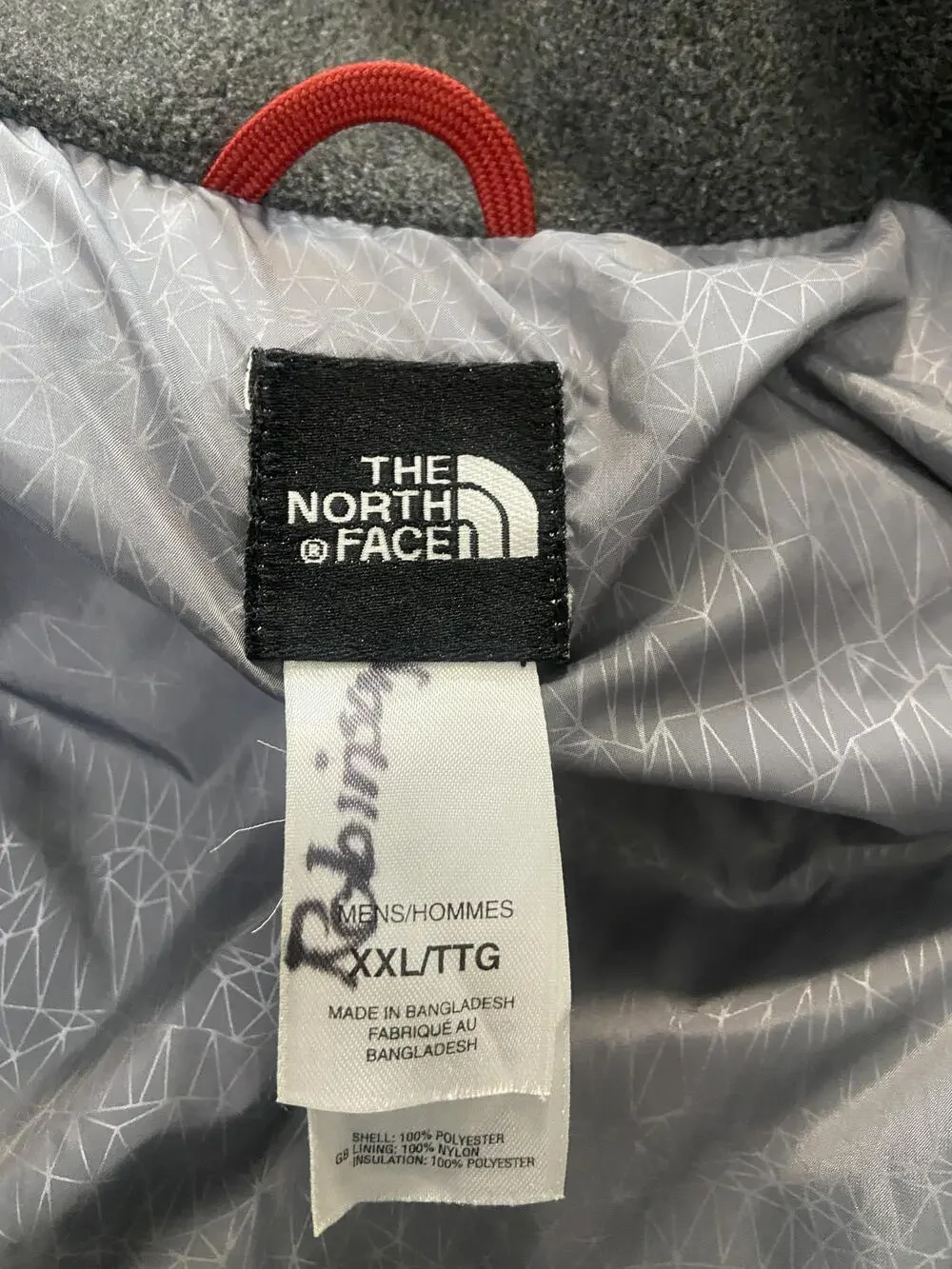 The North Face Jacket Mens 2XL Gray Black HyVent Ski Insulated Waterproof Winter
